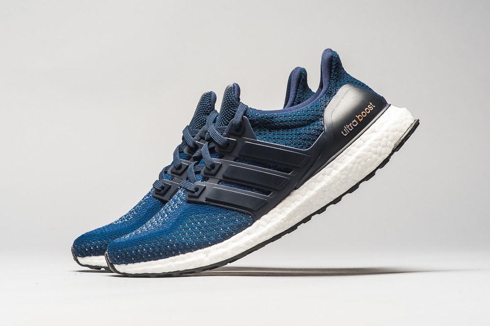 adidas Boost in Navy & Gold | Hypebeast