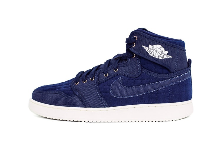 The Air Jordan 1 KO "QUILTED" in Dapper Denim