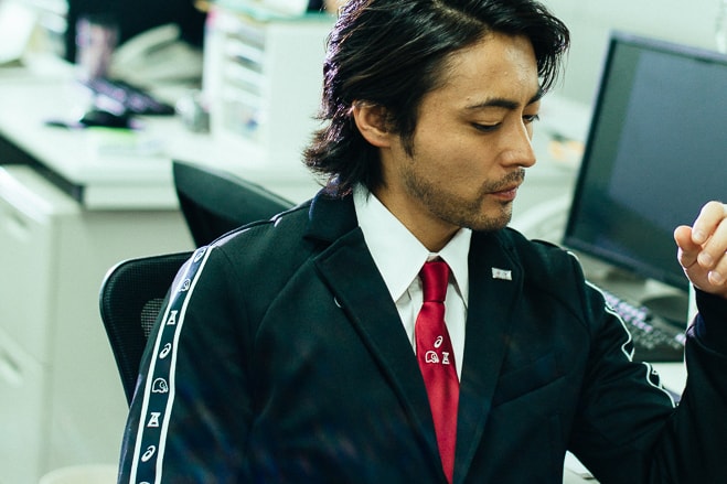 Race up the Corporate Ladder in This Office-Ready ASICS Suit