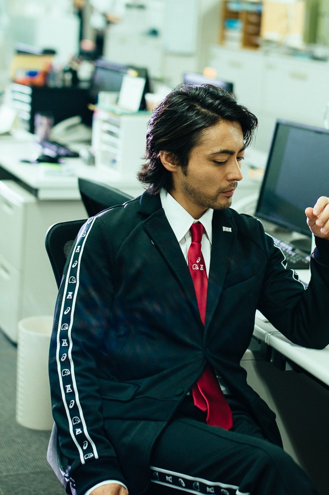 ASICS Business Track Suit with Takayuki Yamada Japan
