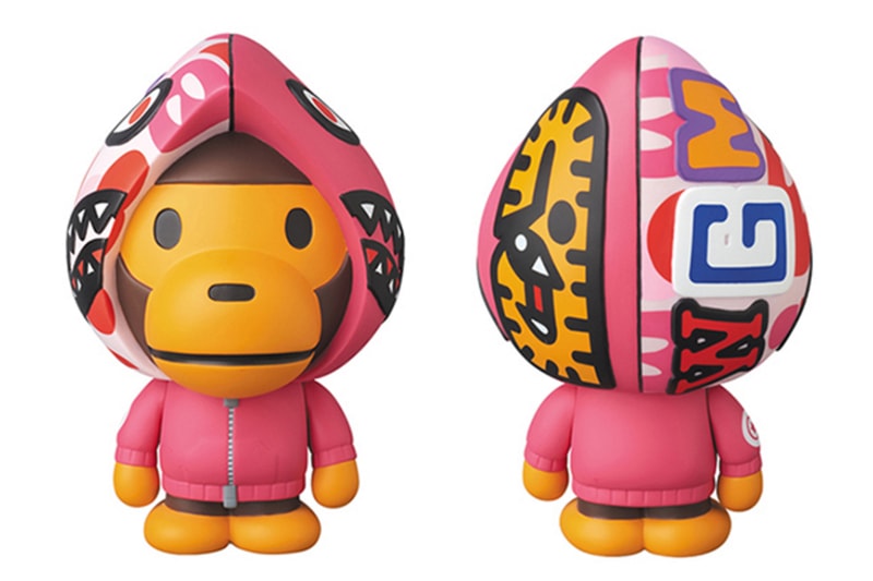 BAPE x Medicom Toy VCD Baby Milo Shark Hoodie Figurine