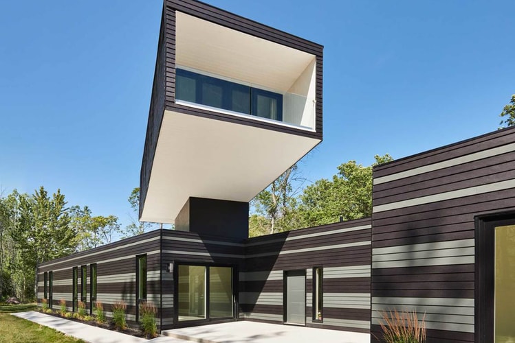 The Bower House Has a Master Bedroom Tower That Overlooks Lake Erie