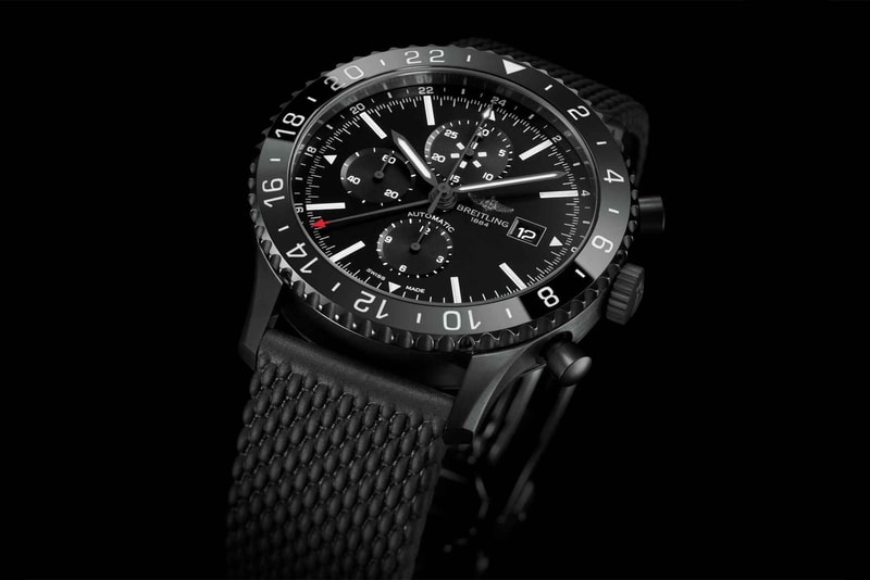 Breitling Chronoliner Blacksteel Watch