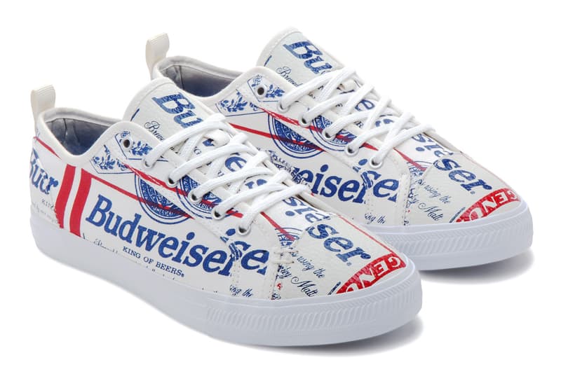 Budweiser x ALIFE x Greats' Wilson Sneaker, beer, canvas, logo, red, blue, america, classic