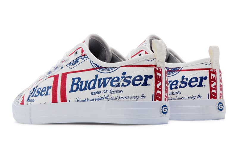 Budweiser x ALIFE x Greats' Wilson Sneaker, beer, canvas, logo, red, blue, america, classic