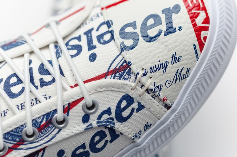 Budweiser x ALIFE x Greats' Wilson Sneaker, beer, canvas, logo, red, blue, america, classic