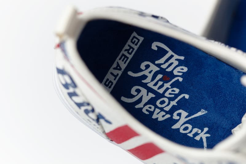 Budweiser x ALIFE x Greats' Wilson Sneaker, beer, canvas, logo, red, blue, america, classic
