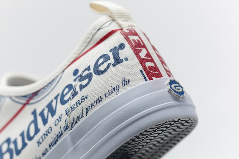 Budweiser x ALIFE x Greats' Wilson Sneaker, beer, canvas, logo, red, blue, america, classic