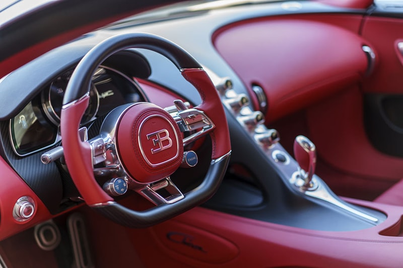 The Bugatti Chiron Hits Monterey in Blue Carbon Fiber