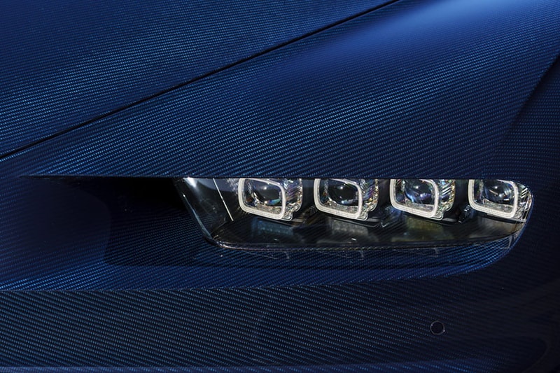 The Bugatti Chiron Hits Monterey in Blue Carbon Fiber