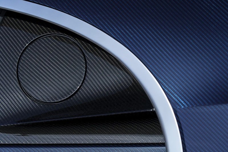 The Bugatti Chiron Hits Monterey in Blue Carbon Fiber