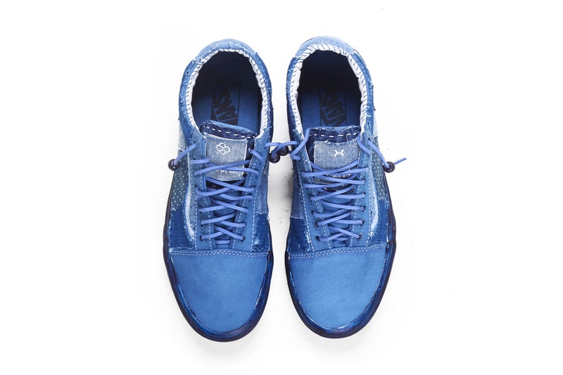 C2H4 Vans Old Skool and Authentic Re Blue Project