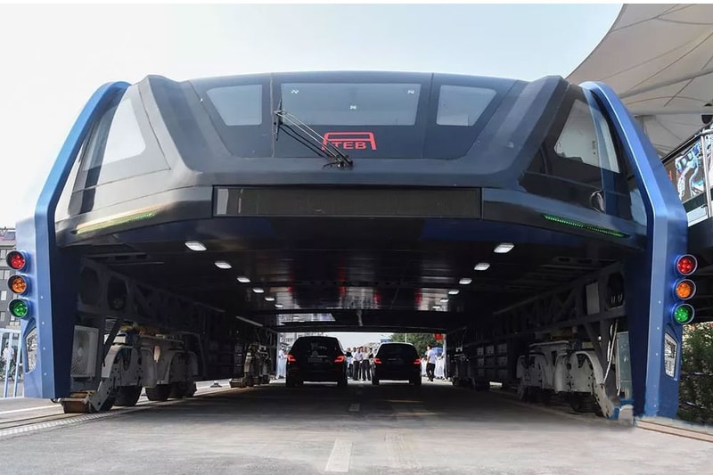 Chinas Transit Elevated Bus Video