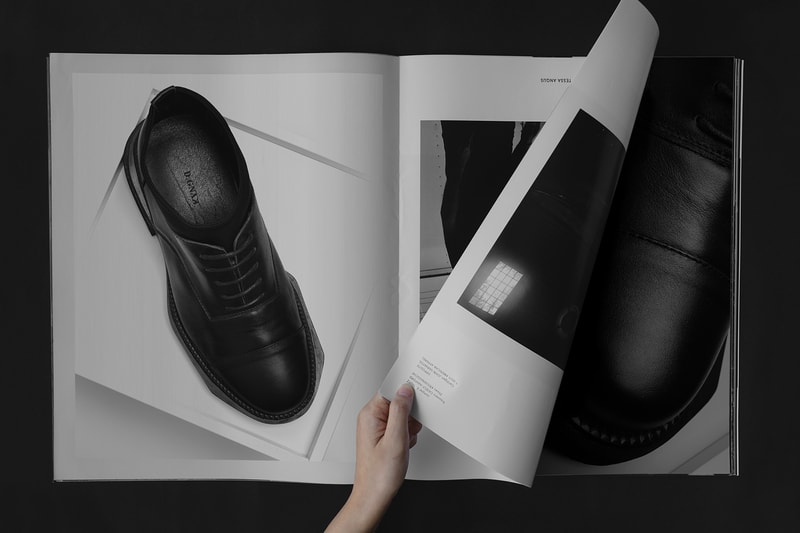 DGNAK 2016 Fall Winter Footwear Lookbook tassel slip-on, elastic band high-top, neoprene layered shoe, and a back-zip boot