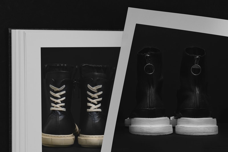 DGNAK 2016 Fall Winter Footwear Lookbook tassel slip-on, elastic band high-top, neoprene layered shoe, and a back-zip boot