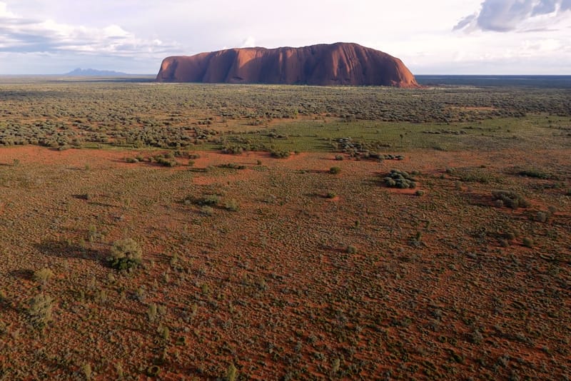 A Drone's-Eye View of Uluru