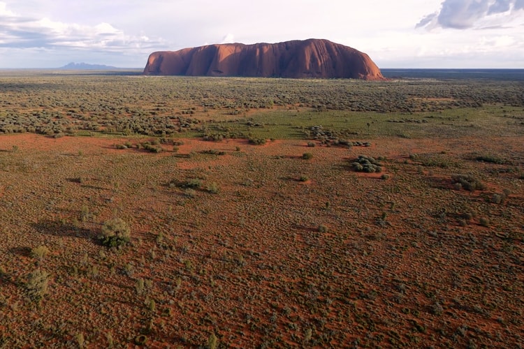 A Drone's-Eye View of Uluru