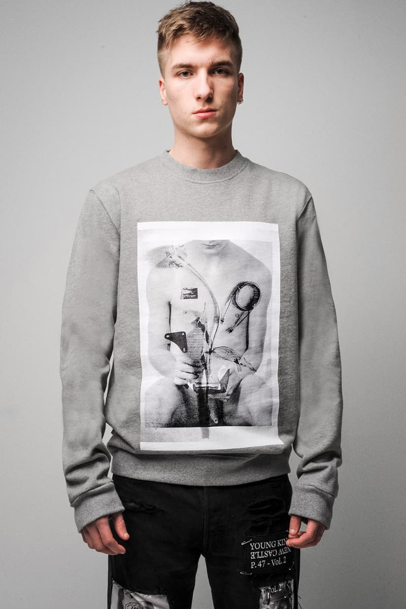 Dust Magazine Dust Capsule Wearable Pages Sweatshirts heather grey print Peter De Potter