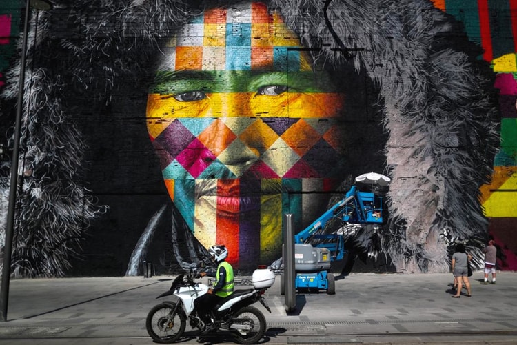 Eduardo Kobra Creates Stunning 3,000 Square Meter Mural for the 2016 Rio Olympics