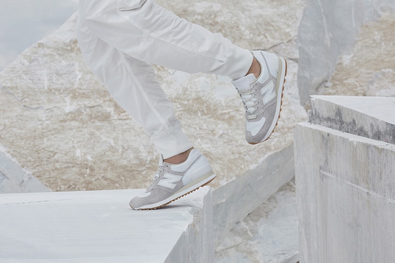 END. x New Balance 575 "Marble White"