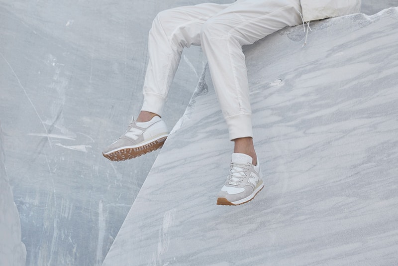 END. x New Balance 575 "Marble White"
