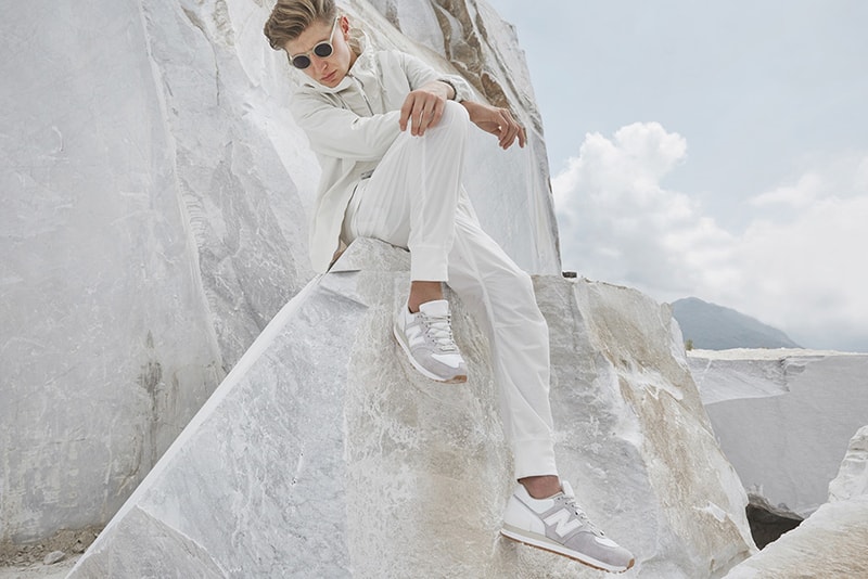 END. x New Balance 575 "Marble White"