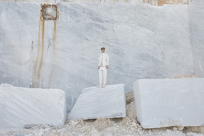 END. x New Balance 575 "Marble White"