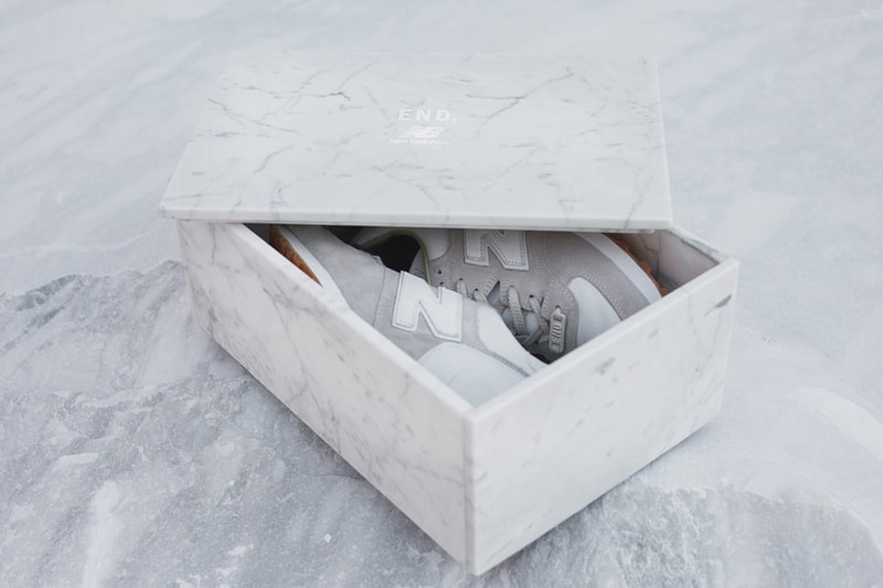 END. Teases Its "Marble White" New Balance Collaboration