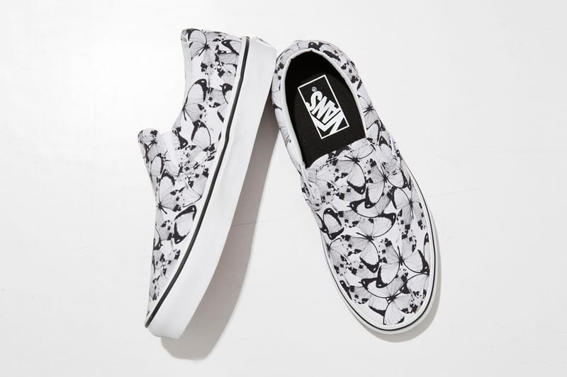 vans shoes butterflies