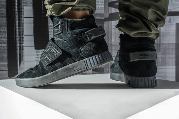 Adidas originals tubular invader strap shoes Clearance
