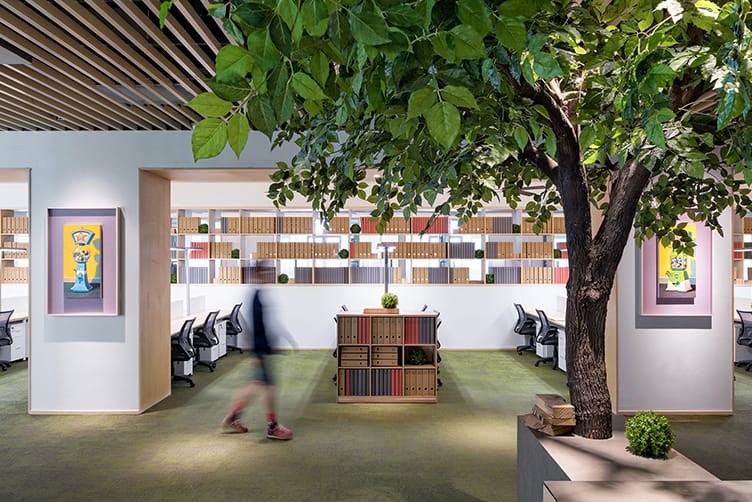 This Concept Co-Working Space Brings Nature Indoors 