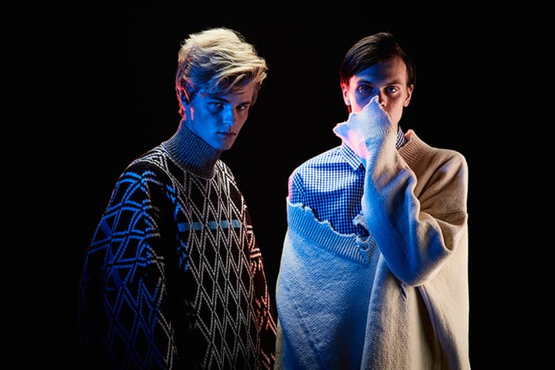 Raf Simons Fall Winter 2016 Fucking Young black blue editorial