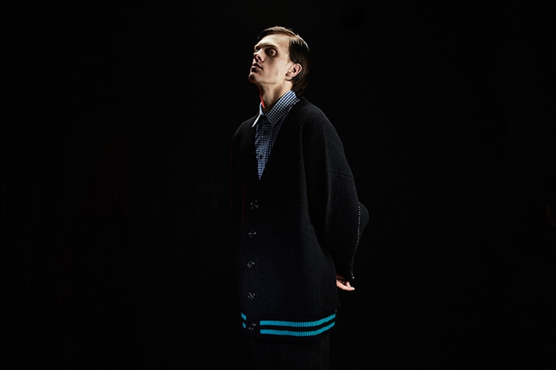 Raf Simons Fall Winter 2016 Fucking Young black blue editorial