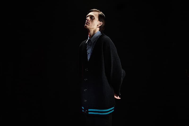 Raf Simons Fall Winter 2016 Fucking Young black blue editorial