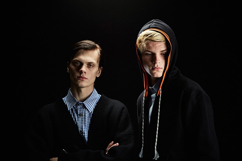 Raf Simons Fall Winter 2016 Fucking Young black blue editorial