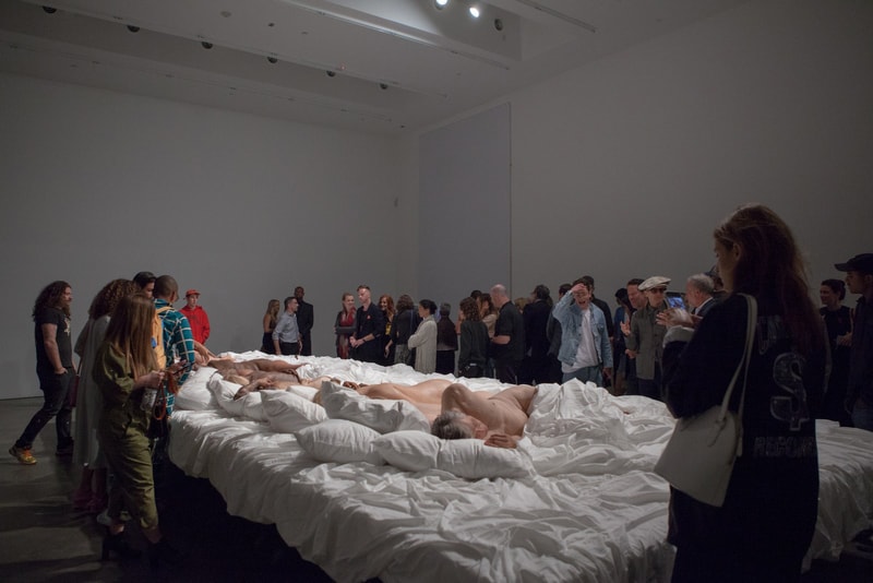 Kanye West Famous Sculpture Art Gallery Blum and Poe