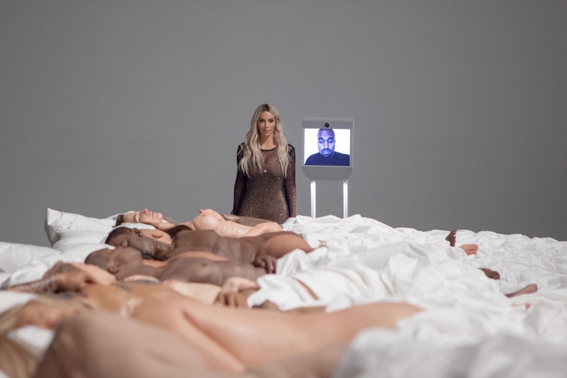 Kanye West Famous Sculpture Art Gallery Blum and Poe