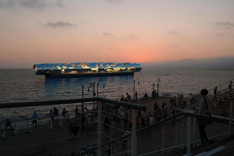 Solar-Powered "Pipe" Sculpture by Khalili Engineers for The Land Art Generator Initiative