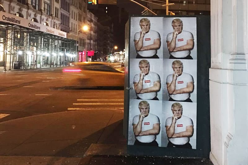 Kidult Donald Trump Supreme Box Logo Posters
