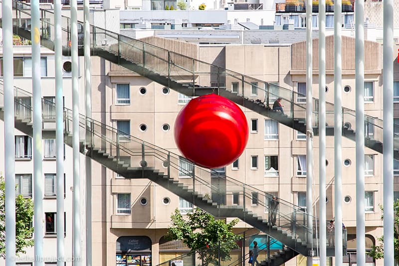 Kurt Perschke RedBall Project Sculpture Antwerp