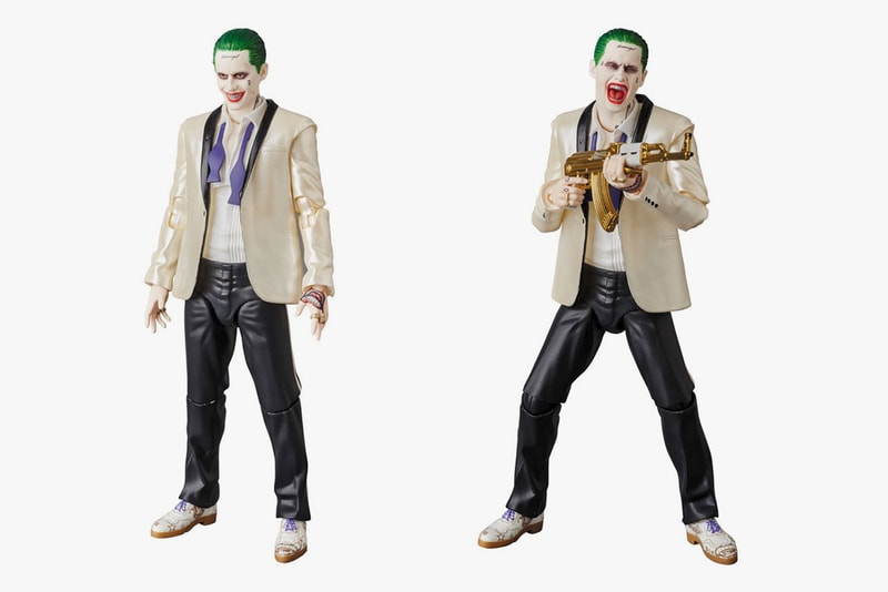 Medicom Toy The Joker "Suit" MAFEX Figurine white suit jared leto japanese toy doll collectors item insane asylum jacket