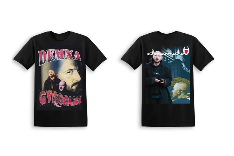 Demna Gvasalia, Gosha Rubchinskiy and More Are Immortalized as Tour Merch T-Shirts