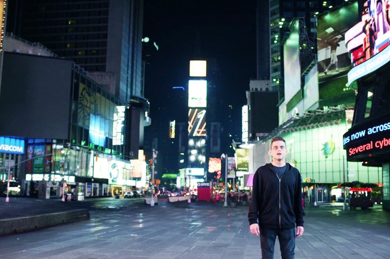 Mr. Robot, Fsociety, New York City Wallpaper, Time Square, Elliot