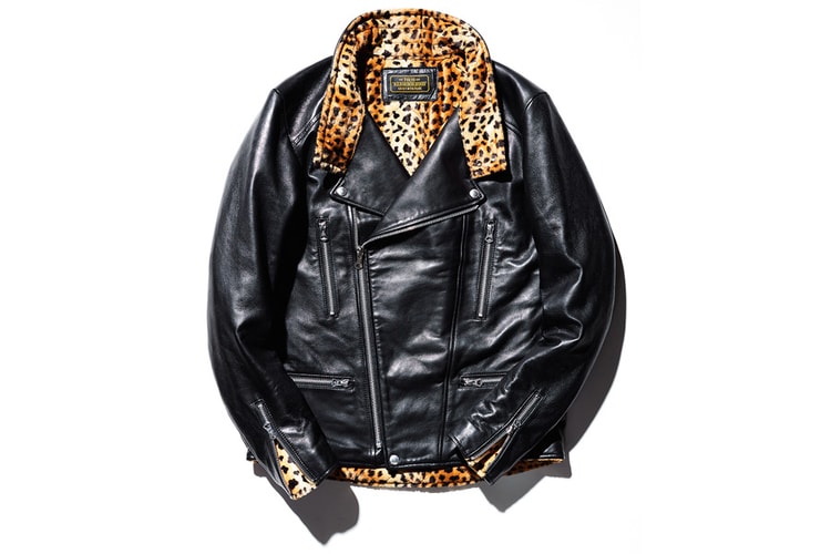 NEIGHBORHOOD Delivers a Leopard Print Leather Jacket