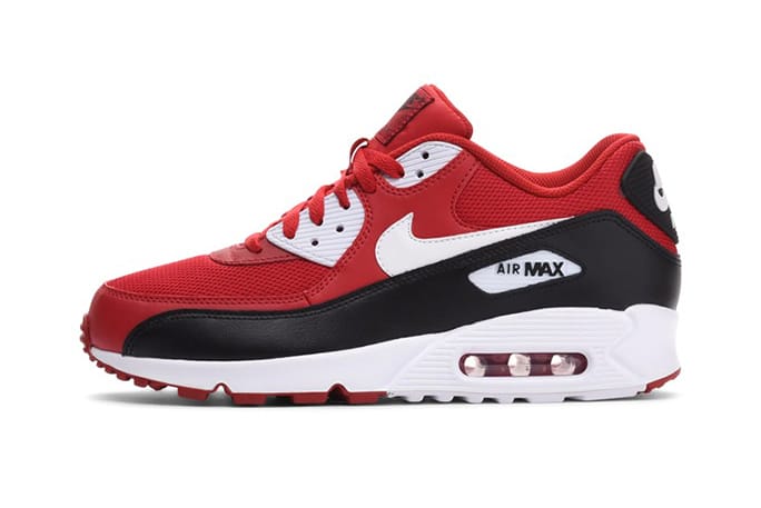 black white and red air max