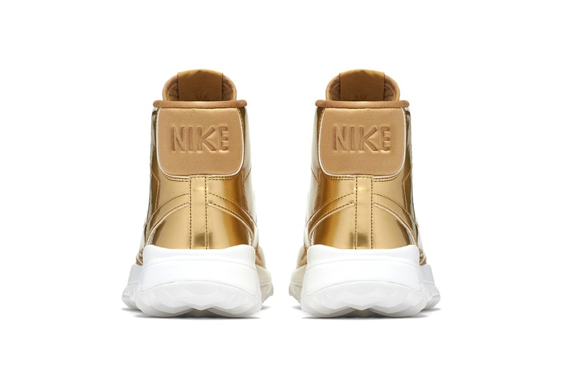 Nike Blazer Golf Shoe in All Gold