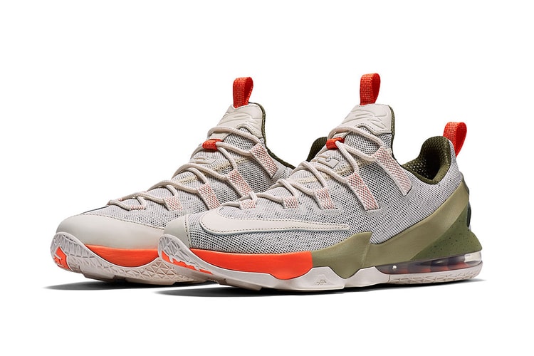 Nike Releases a Premium Phantom/Olive Iteration of the LeBron 13 Low