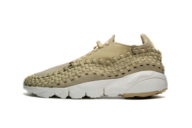 nike air footscape woven linen tan sail colorway