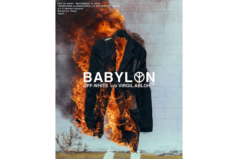 Virgil Ablog Teases Babylon LA Pop-Up at OFF-WHITE Tokyo