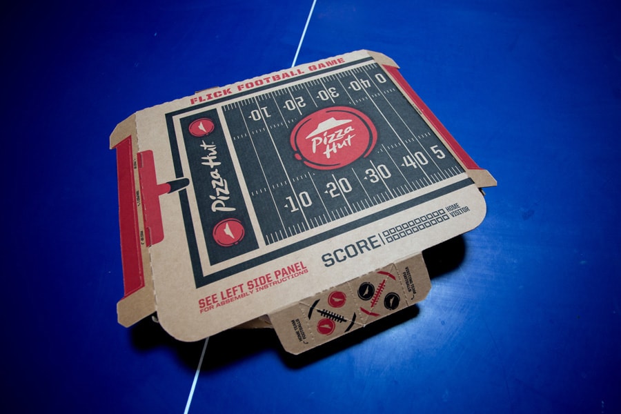 Pizza Hut Debuts Football Stadium Box